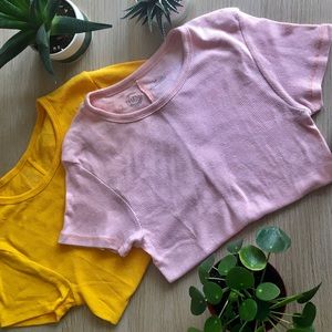 Urban Outfitter Ribbed Baby Tee (S)
